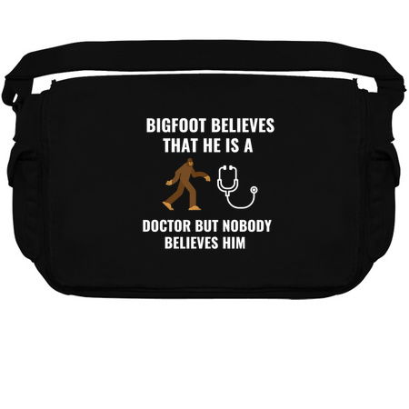 Bigfoot Believe that he is a doctor white tiny thumbnail