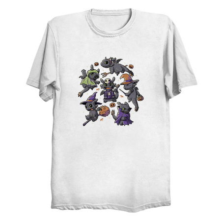 Halloween Dragons Cute Spooky Night Furys Light tiny thumbnail