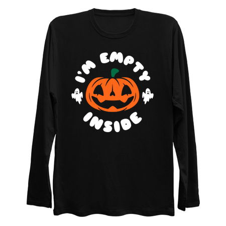 I'm Empty Inside - Emo Pumpkin - Halloween - Funny Goth tiny thumbnail