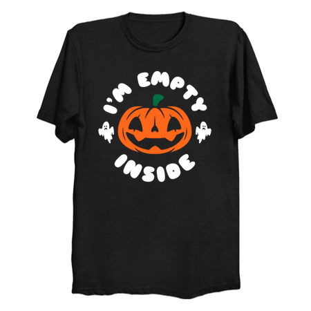 I'm Empty Inside - Emo Pumpkin - Halloween - Funny Goth tiny thumbnail