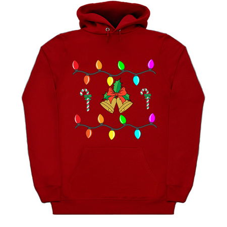 Merry Merry X-Mas Lights Bells Candy Canes tiny thumbnail