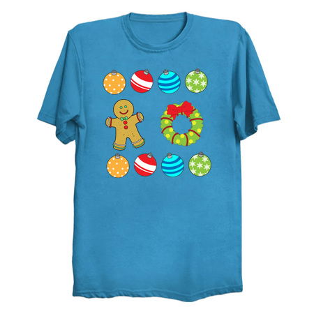 Christmas Balls Wreath and Ginger Bread Man tiny thumbnail