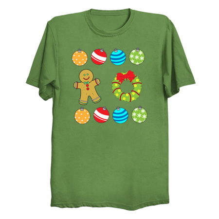 Christmas Balls Wreath and Ginger Bread Man tiny thumbnail