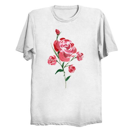 Simplistic Red Rose - NeatoShop