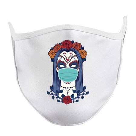 Halloween 2020, Funny Witch with face Mask tiny thumbnail