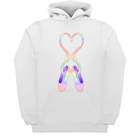 Pastel Rainbow Heart Ballerina Shoes tiny thumbnail