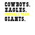 Cowboys. eagles. football team. giants. Washington Football Team shirt tiny thumbnail