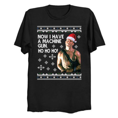 Die Hard Ho Ho Ho Machine Gun Christmas Knit tiny thumbnail