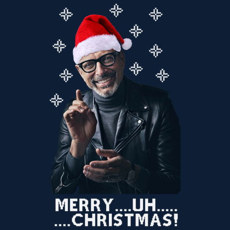 Jeff goldblum christmas clearance jumper