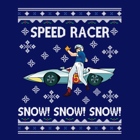 Speed Racer Go Snow Christmas - NeatoShop