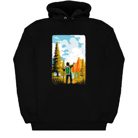 Hiking Recharging In Nature Outdoor Battery tiny thumbnail