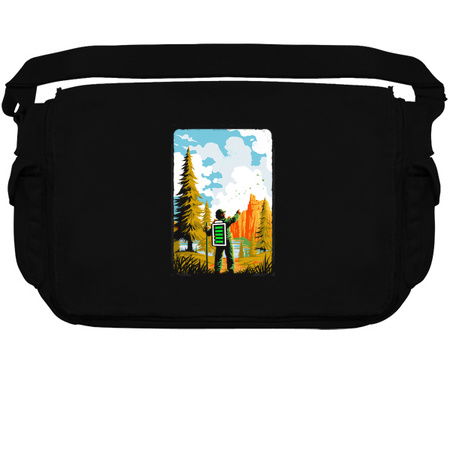 Hiking Recharging In Nature Outdoor Battery tiny thumbnail