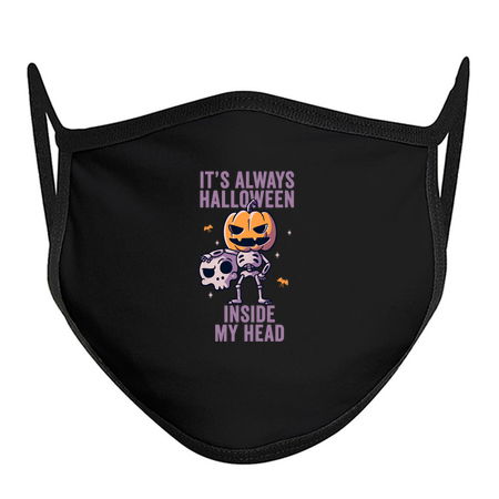 Its Always Halloween Inside My Head Funny Cute Spooky tiny thumbnail