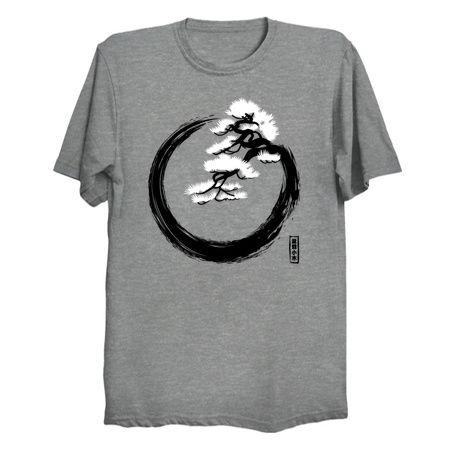 ZEN circle with bonsai tiny thumbnail