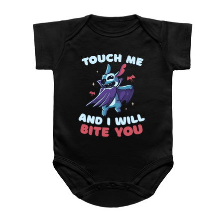Touch Me And I Will Bite You Funny Cute Spooky tiny thumbnail