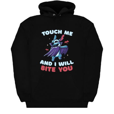 Touch Me And I Will Bite You Funny Cute Spooky tiny thumbnail