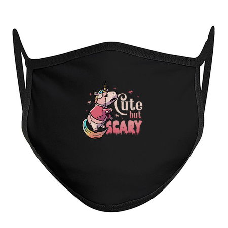 Cute But Scary Funny Cute Spooky - unicorn tiny thumbnail