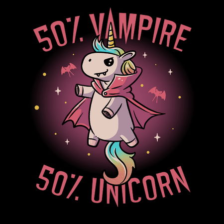 Vampire Unicorn Funny Cute Spooky - NeatoShop