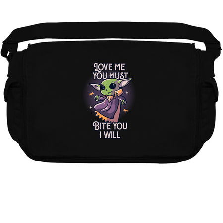 Love Me You Must Bite You I Will Funny Cute Spooky tiny thumbnail