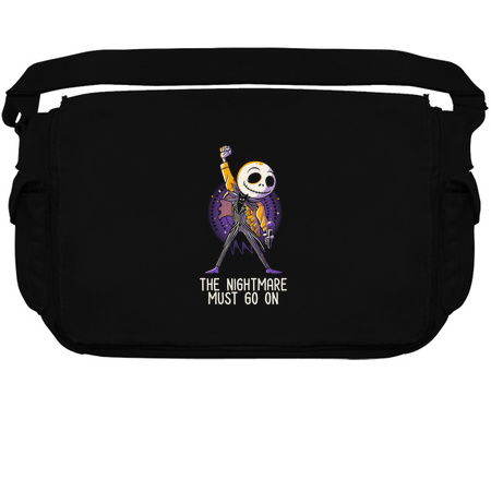 The Nightmare Must Go On Funny Rock Music Skellington tiny thumbnail