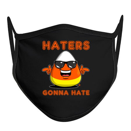 Candy Corn Wearing Sunglasses Haters Gonna Hate tiny thumbnail