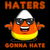 Candy Corn Wearing Sunglasses Haters Gonna Hate tiny thumbnail