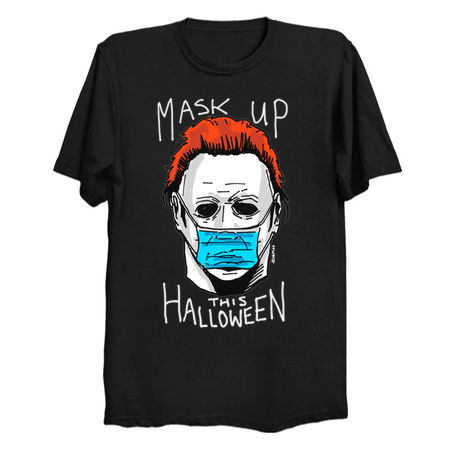 Funny Halloween 2020 Character Wearing Face Mask tiny thumbnail