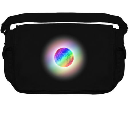 Glowing Rainbow Gradient Full Moon tiny thumbnail