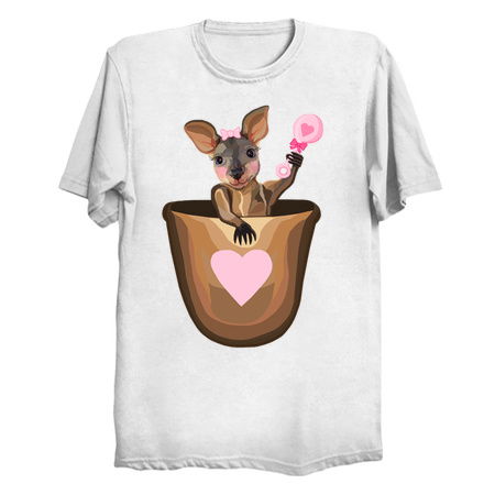 Baby Girl Kangaroo Joey in Pouch tiny thumbnail