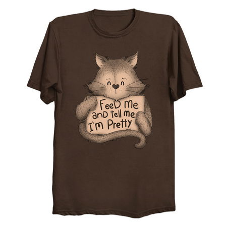 Feed me And Tell Me Im Pretty Cat Brown tiny thumbnail