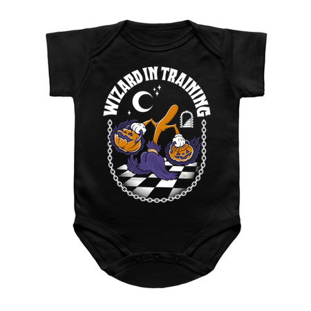 Wizard in Training - Creepy Cute Pumpkin - Spooky Vintage Cartoon tiny thumbnail