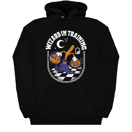 Wizard in Training - Creepy Cute Pumpkin - Spooky Vintage Cartoon tiny thumbnail