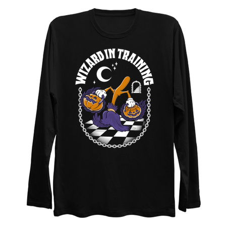 Wizard in Training - Creepy Cute Pumpkin - Spooky Vintage Cartoon tiny thumbnail