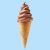 Soft Serve Icecream Chocolate Cone tiny thumbnail