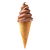 Soft Serve Icecream Chocolate Cone tiny thumbnail