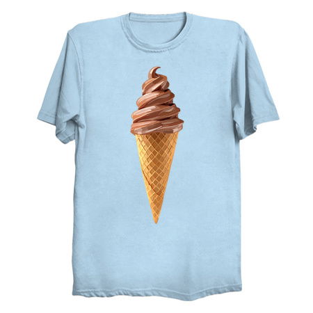 Soft Serve Icecream Chocolate Cone tiny thumbnail