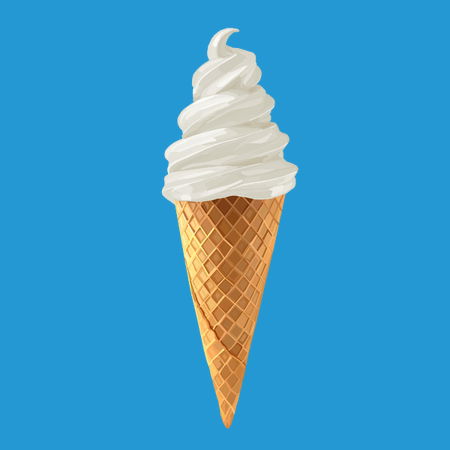 An ice cream cone