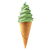 Pistachio Soft Serve Ice Cream Swirl tiny thumbnail