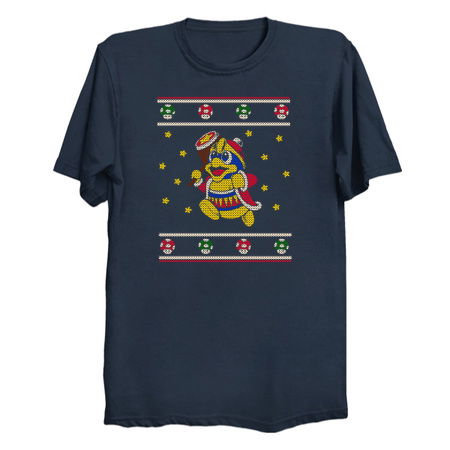 The King //Holiday Ugly Christmas Sweater for Gamers T-Shirt tiny thumbnail