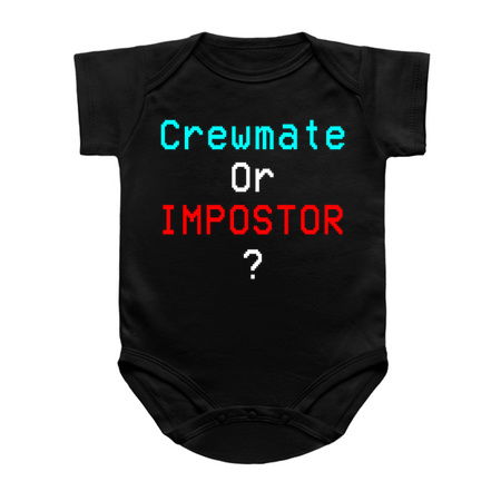 Crewmate or Impostor Halloween T-shirt Funny Gaming Gift tiny thumbnail