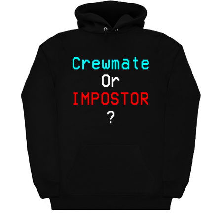 Crewmate or Impostor Halloween T-shirt Funny Gaming Gift tiny thumbnail
