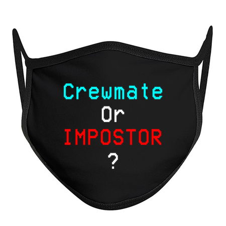 Crewmate or Impostor Halloween T-shirt Funny Gaming Gift tiny thumbnail