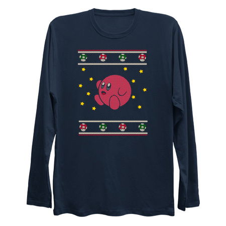 The Pink Hero // Ugly Christmas Geeky Sweater T-Shirt tiny thumbnail