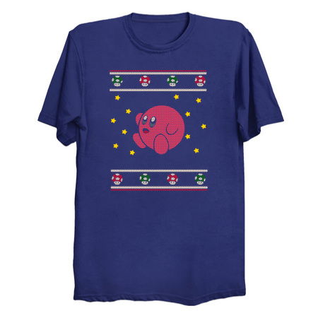 The Pink Hero // Ugly Christmas Geeky Sweater T-Shirt tiny thumbnail
