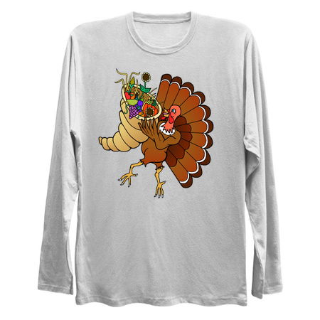 Turkey with Cornucopia Harvest Bouquet tiny thumbnail