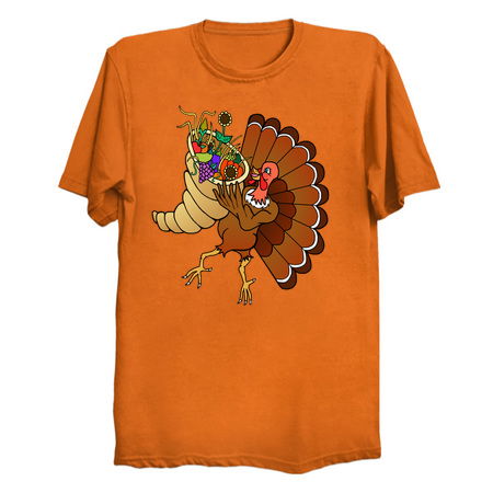 Turkey with Cornucopia Harvest Bouquet tiny thumbnail