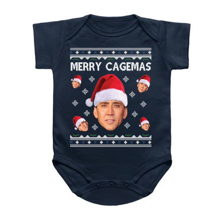 Merry Cagemas Christmas Nicolas Cage Knit tiny thumbnail