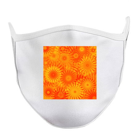 Dandelion Yellow Orange Flower Pattern tiny thumbnail