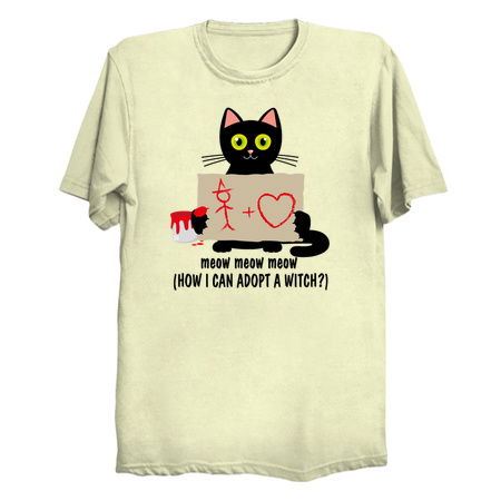 Black cat asking - How can I adopt a witch tiny thumbnail