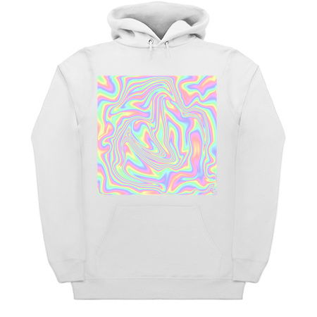 Rainbow Pastel Paint Pour Pattern tiny thumbnail